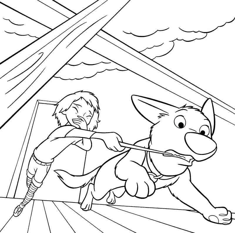 Bolt coloring pages