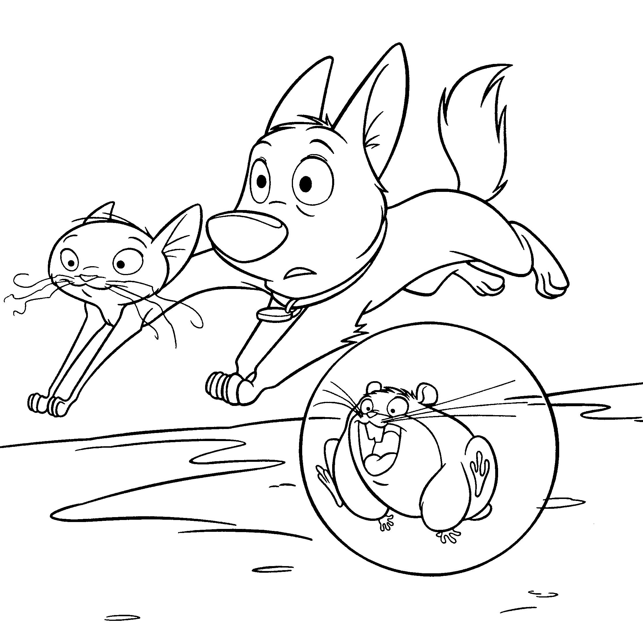 Bolt coloring pages