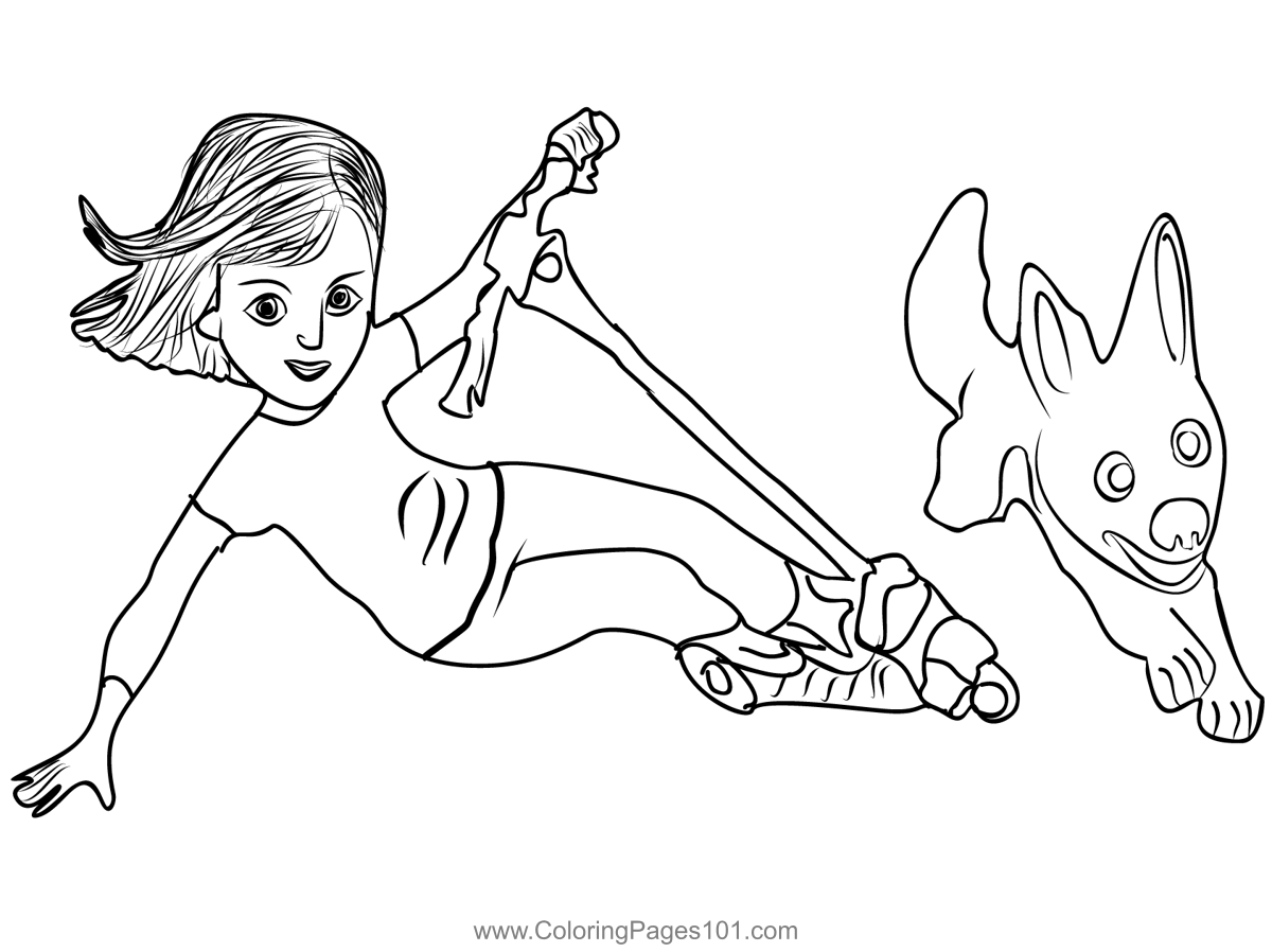 Bolt coloring page for kids