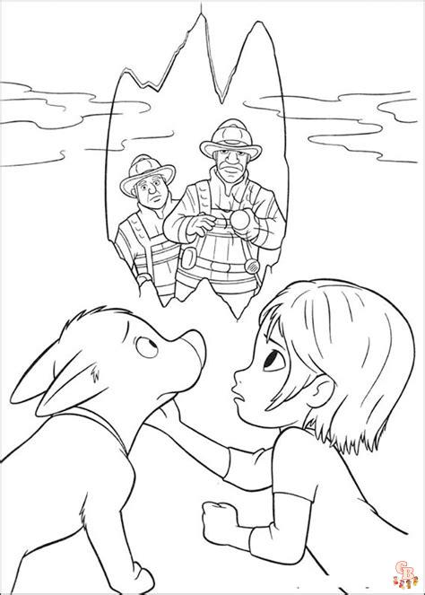 Get creative with cute bolt and penny coloring pages