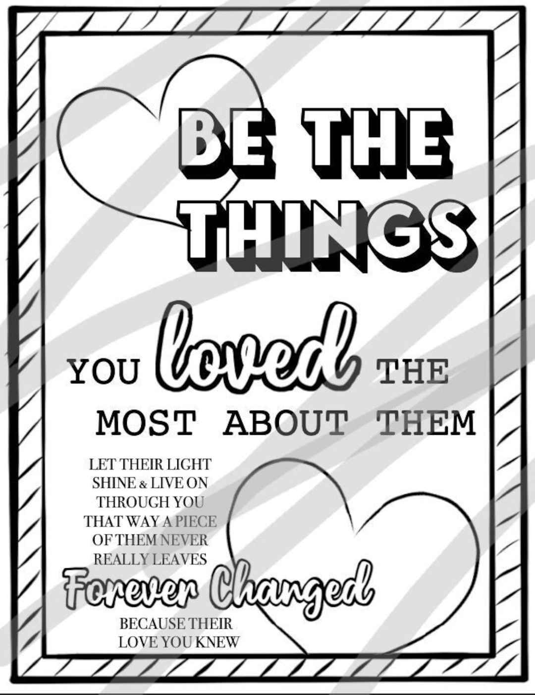 Funeral coloring page card loss coloring page printable pdf instant download grief poem child loss funeral activity coloring page