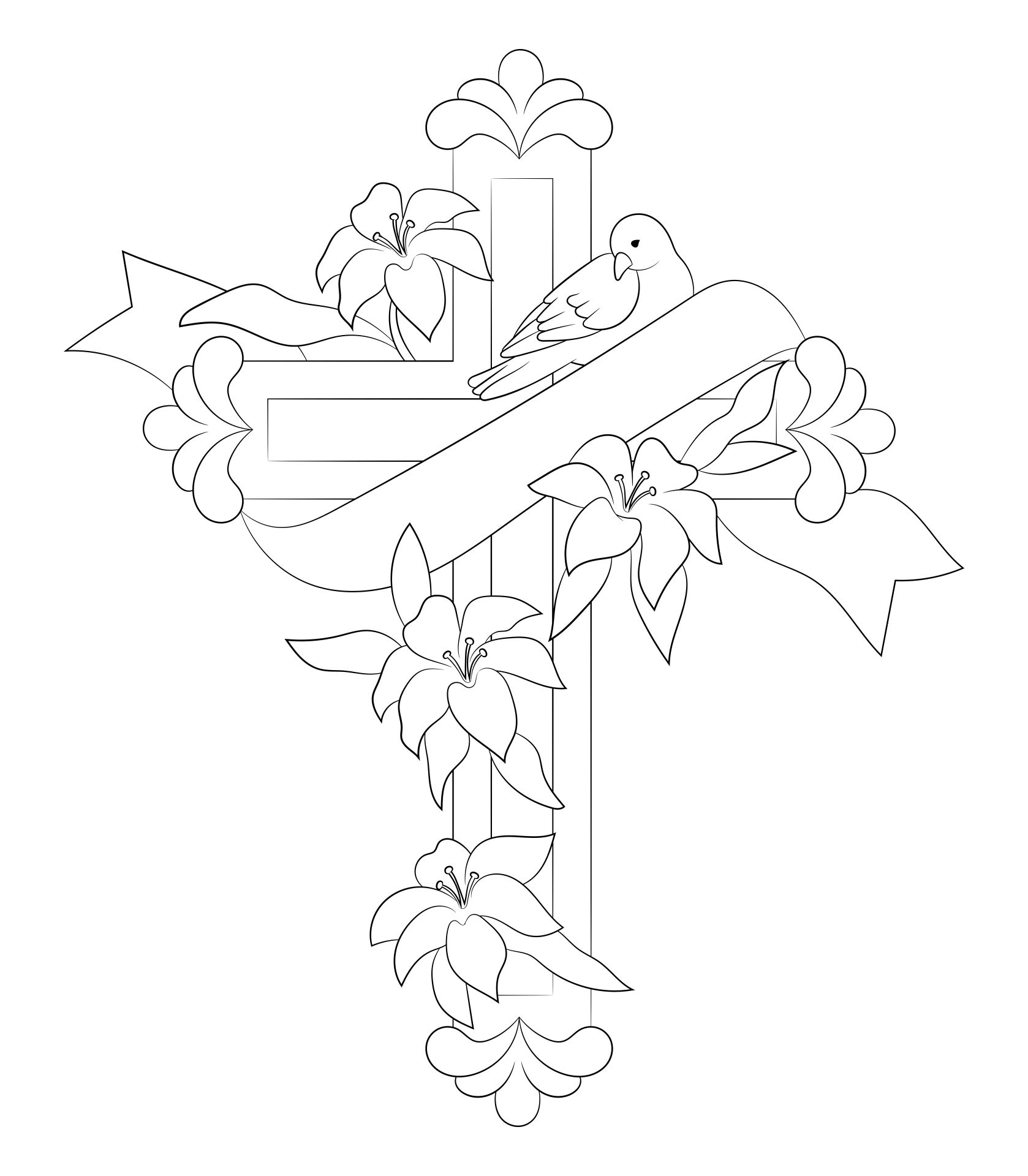 Bt adult coloring pag free printabl easter cross cross coloring page coloring pag celtic coloring