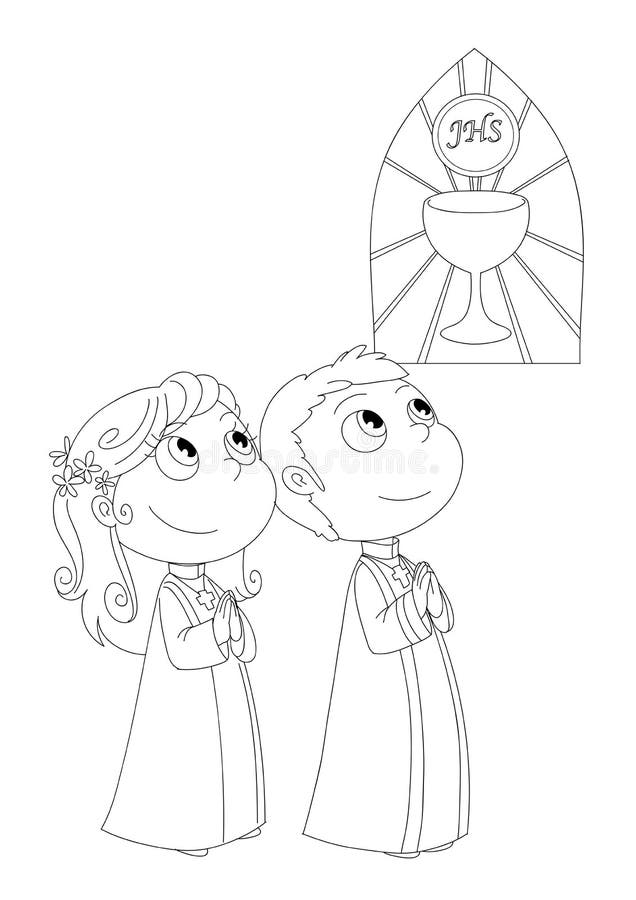 Pray coloring stock illustrations â pray coloring stock illustrations vectors clipart