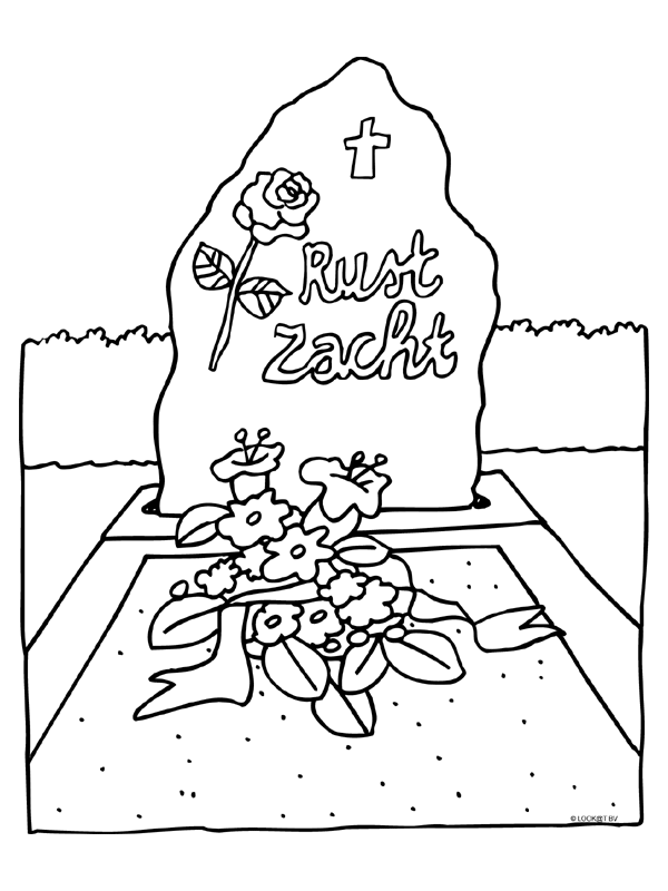 Funeral coloring pages