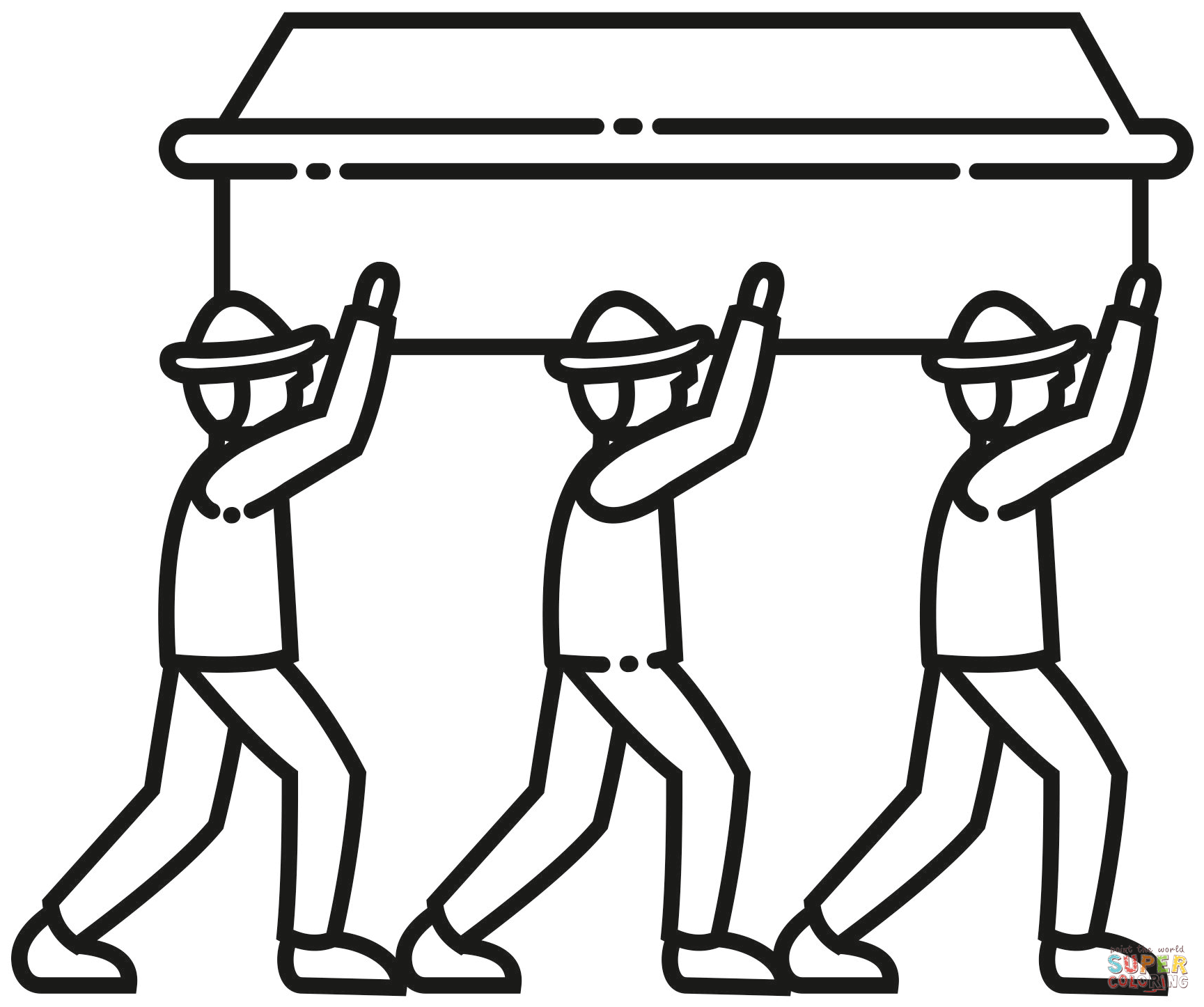 Funeral coloring page free printable coloring pages
