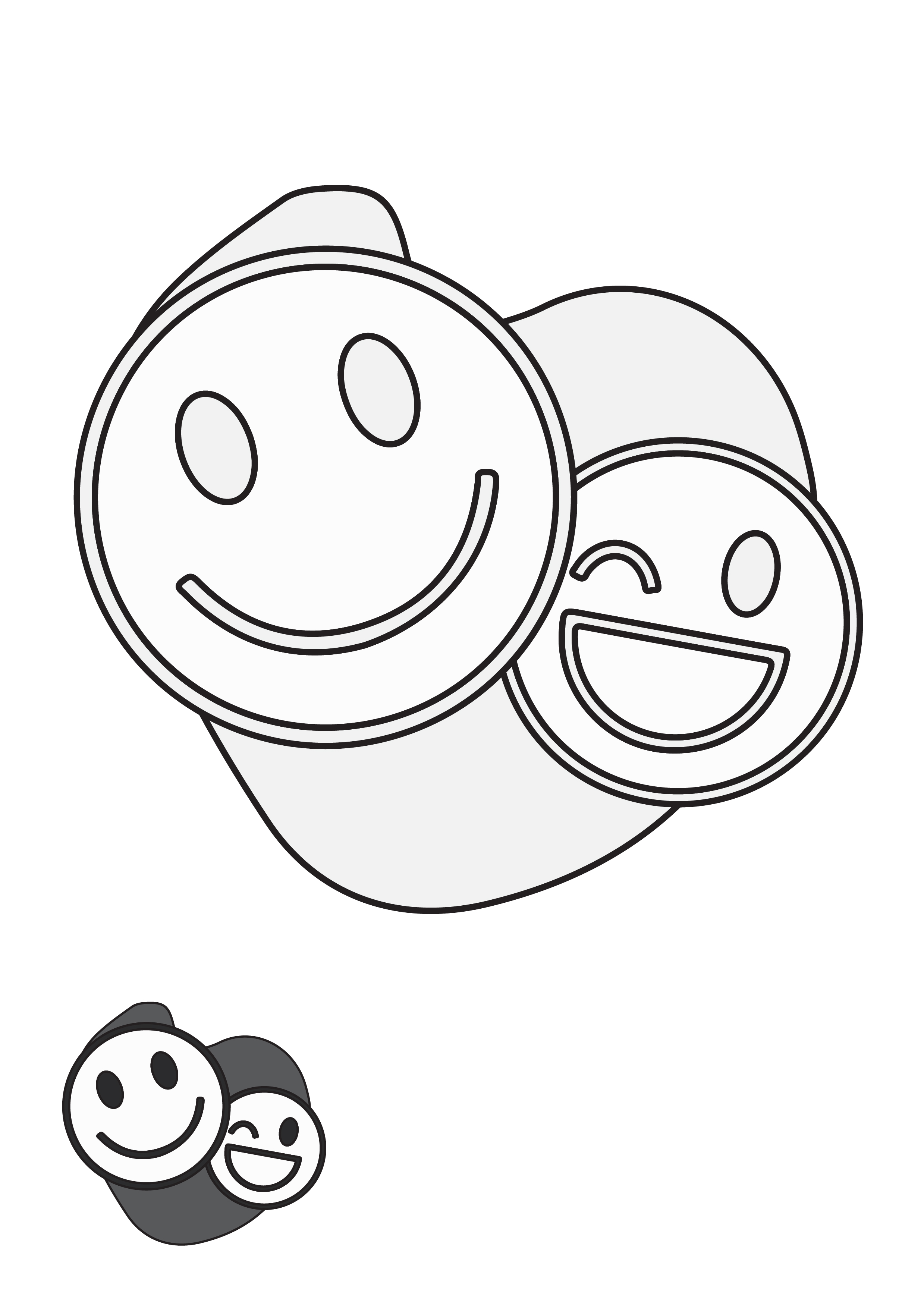 Free white coloring pdf