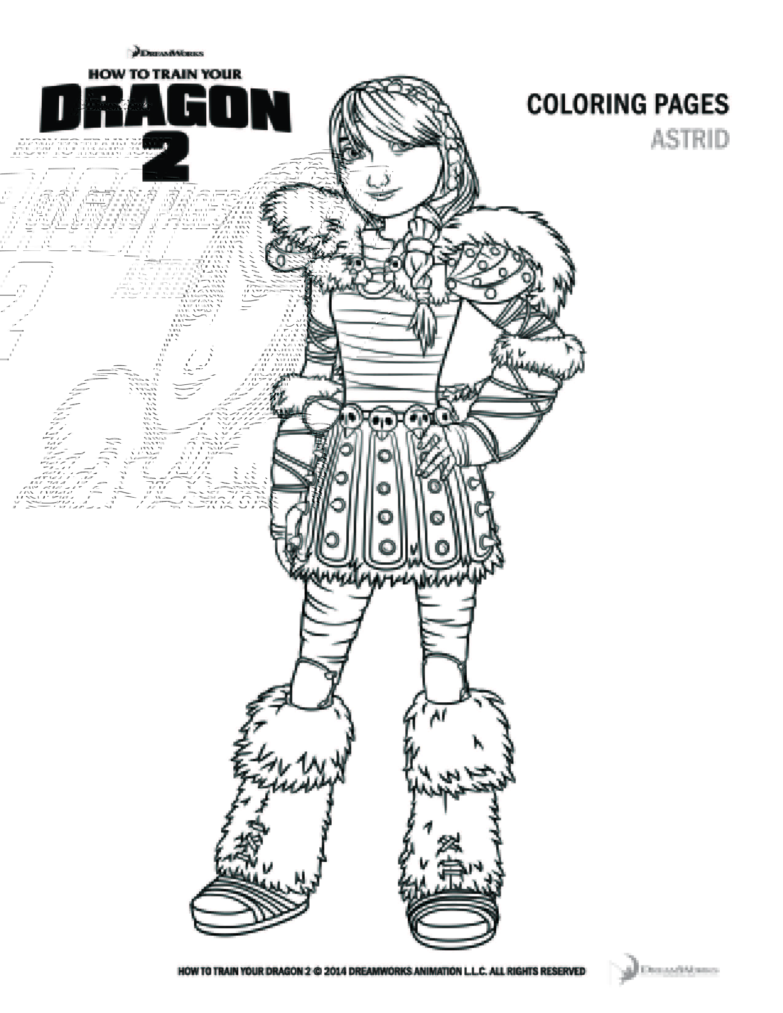 How to train your dragon coloring pages and activity sheets