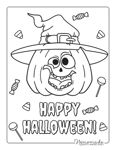 Free printable halloween coloring pages