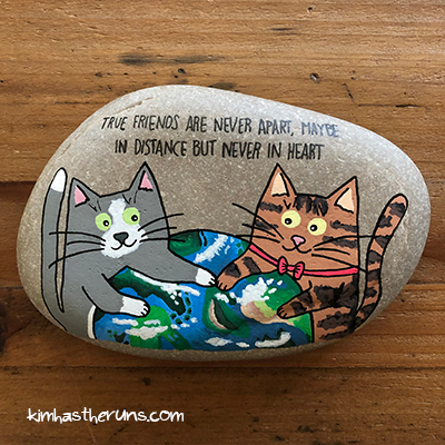 Rocks i painted in the last week kim has the runs