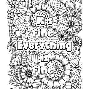Funny adult coloring book printable pages