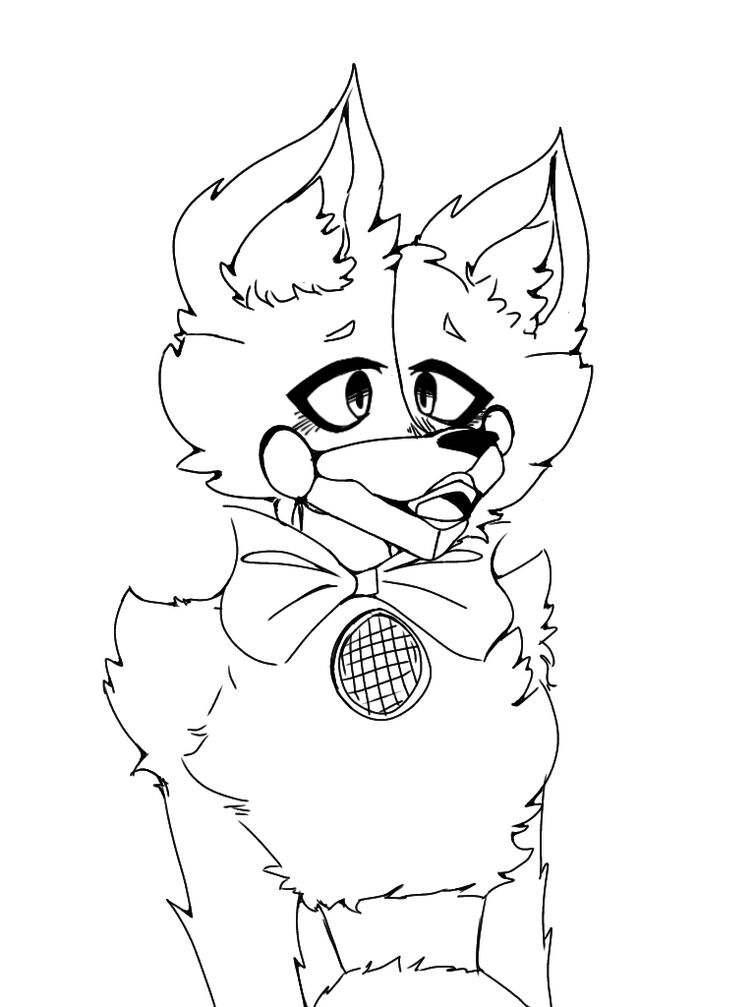 My terrible attempt at drawing funtime foxy