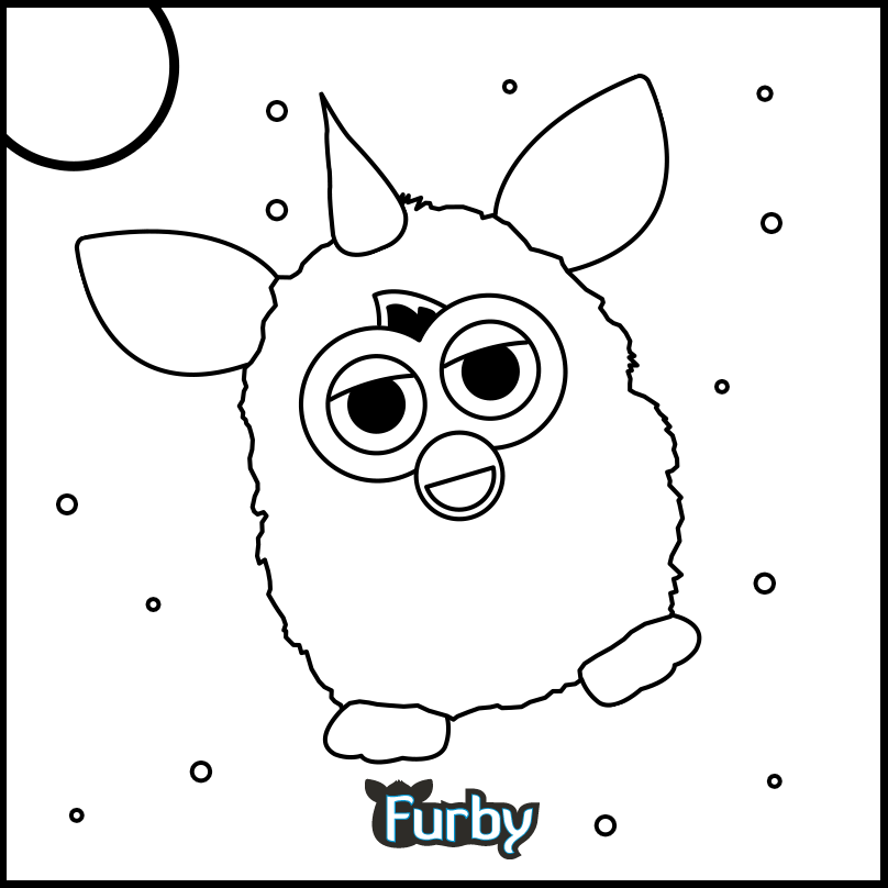No need to stay in the lines you know furby wouldnt furby coloring pages coloring books