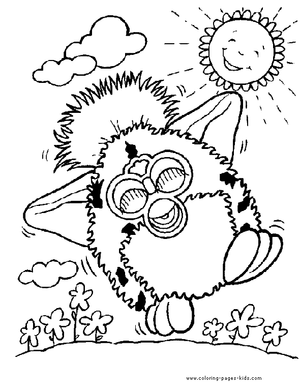 Furbies color page