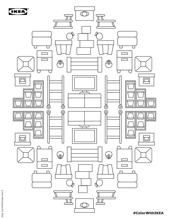 Ikeas adult coloring book will take your love of furniture to new heights