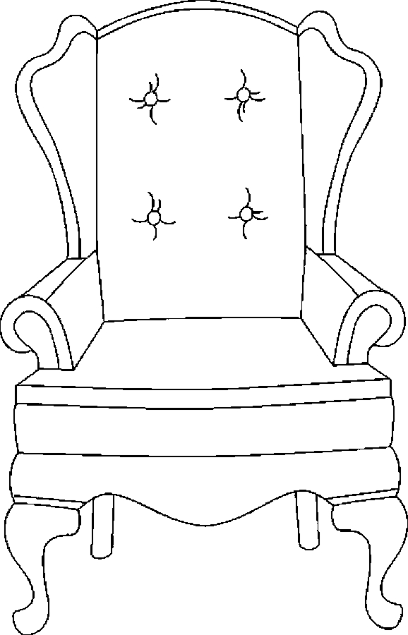 Best furniture coloring pages for kids