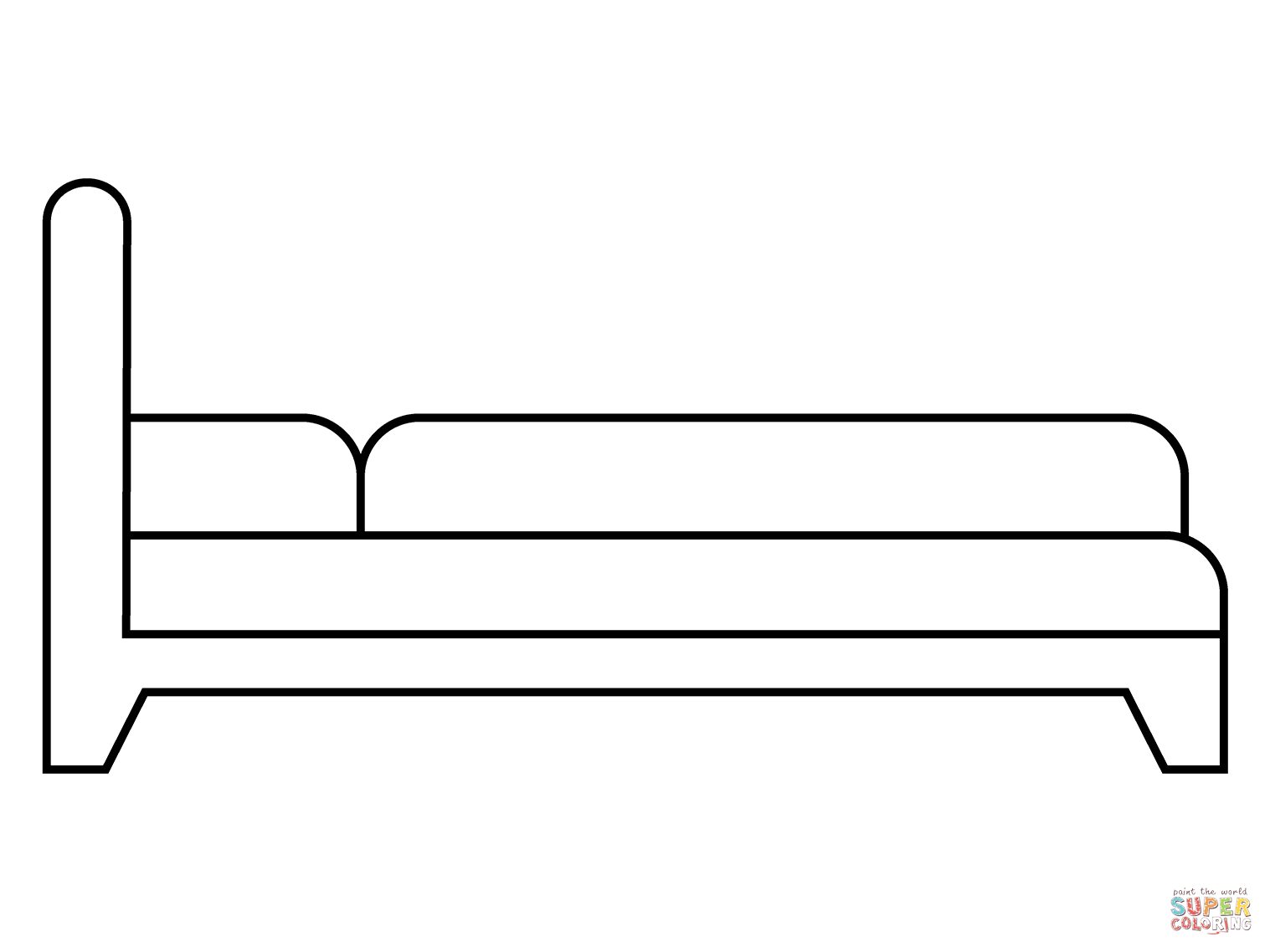 Bed emoji coloring page free printable coloring pages