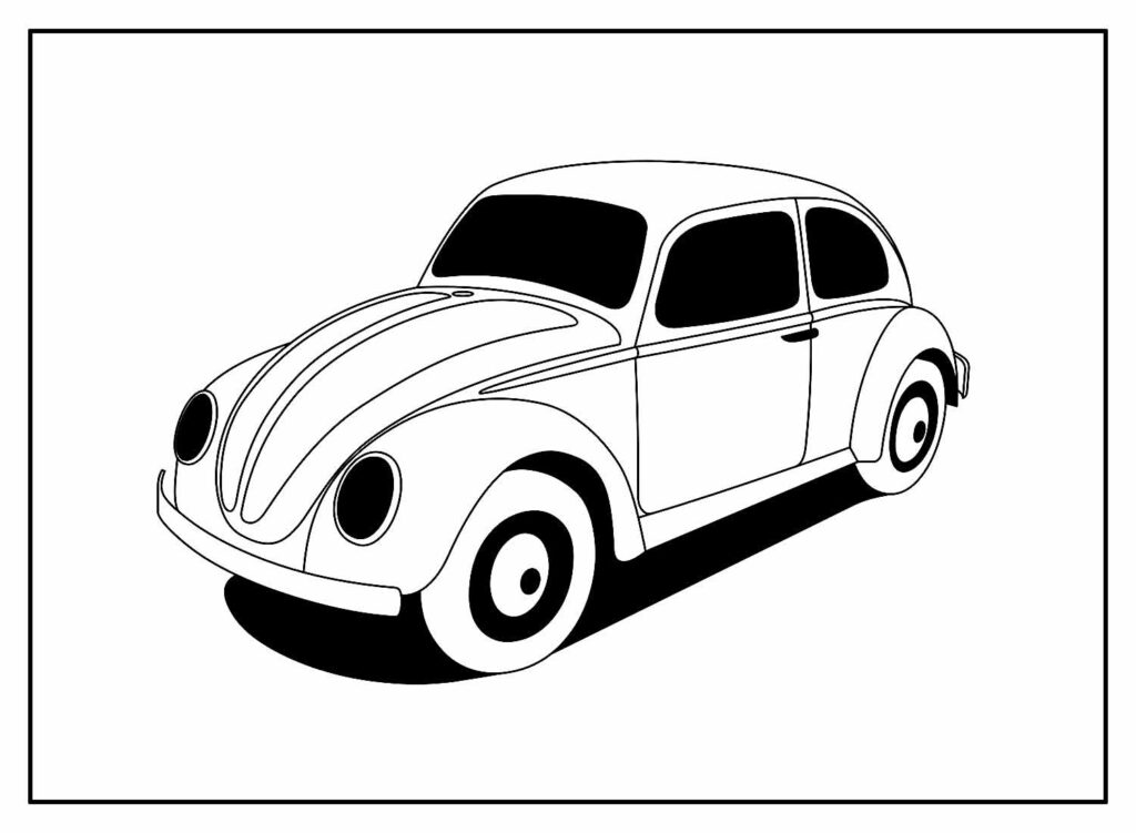 Jogos de colorir desenhos online carro fusca jogo de pintura infantil