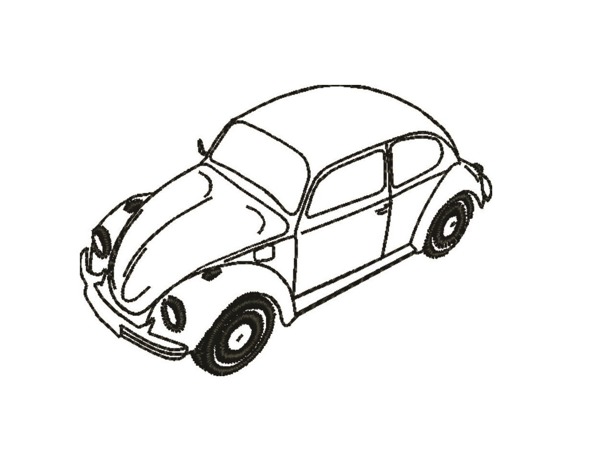 Matriz de bordado vw fusca produtos especiais
