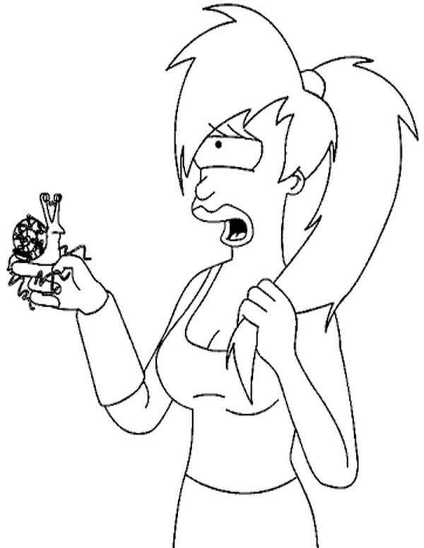 Futurama coloring pages futurama dibujos faciles para dibujar libro de colores