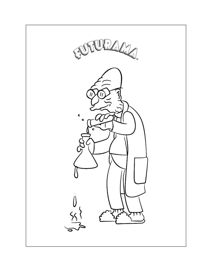 Coloringrocks coloring pages color futurama
