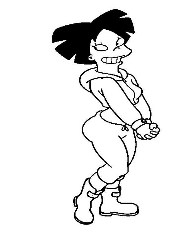 Futurama loring pages futurama zeichnung zeichentrickfiguren ausmalbilder