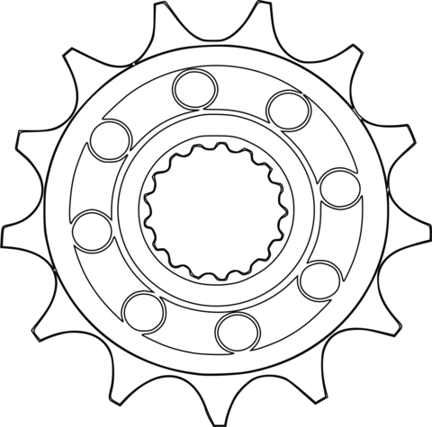 Tooth gear coloring page free printable coloring pages