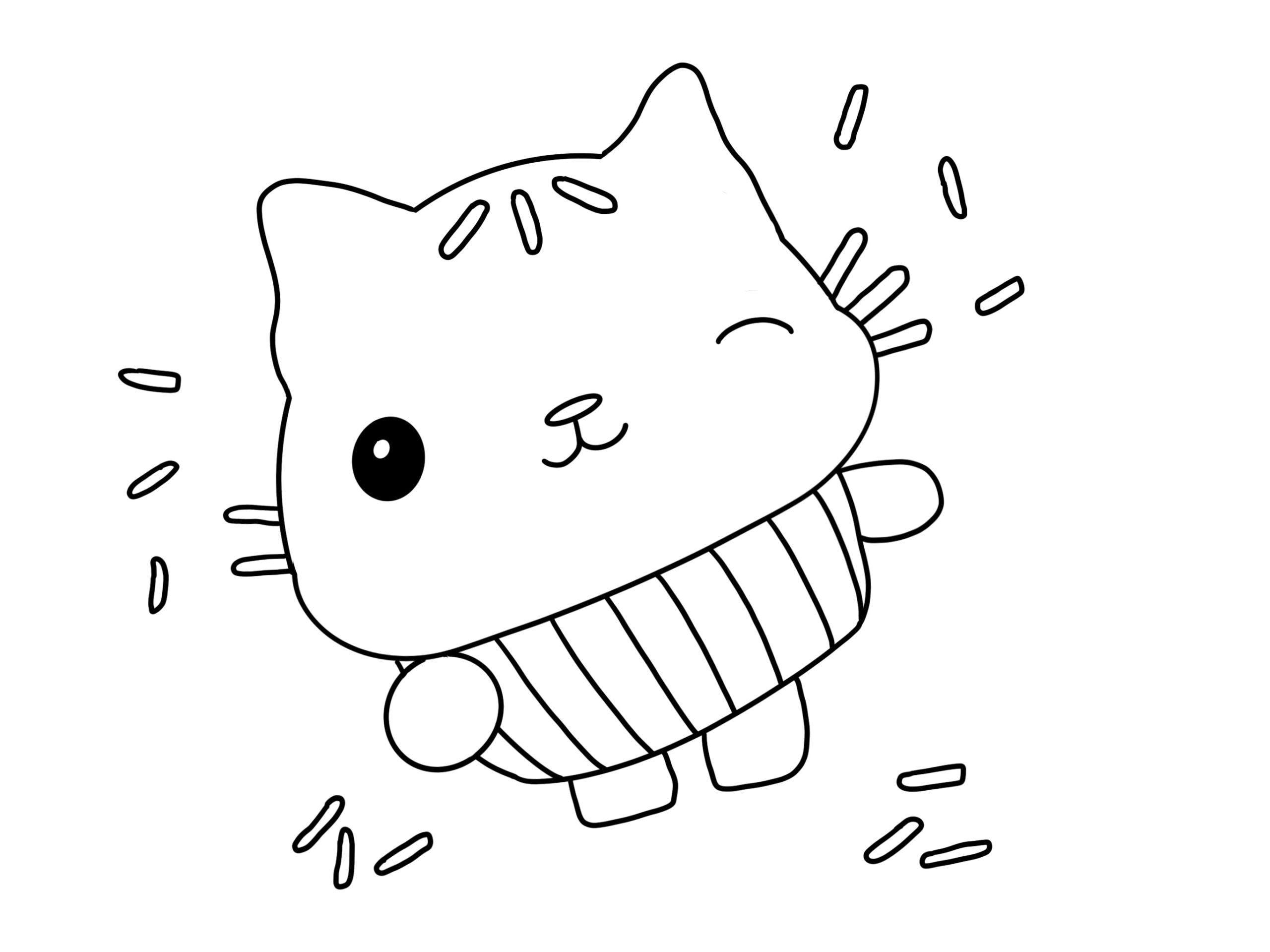Gabbys dollhouse coloring pages