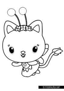 Gabbys dollhouse coloring page