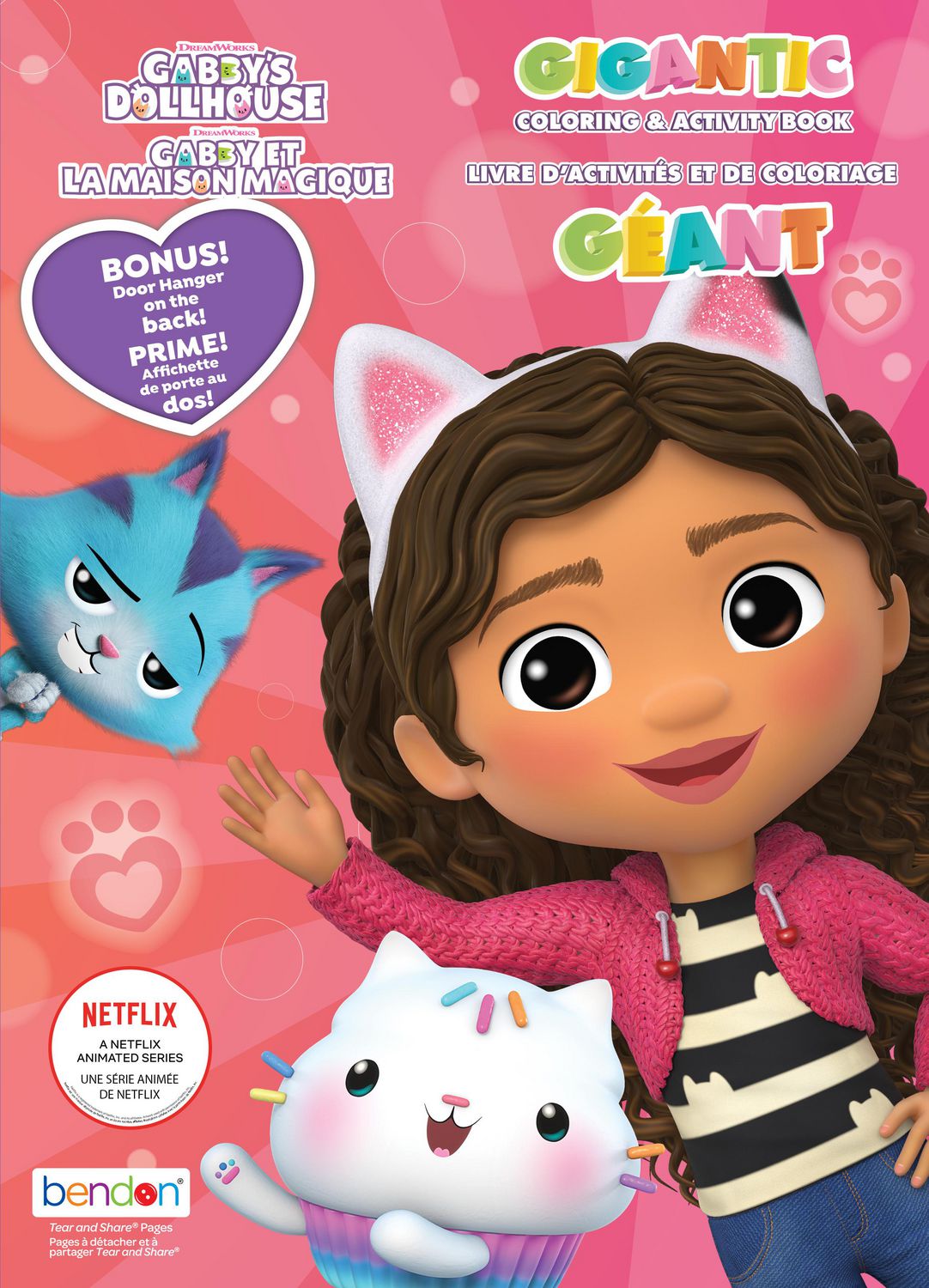 Gabbys dollhouse gigantic coloring and activity book coloring book