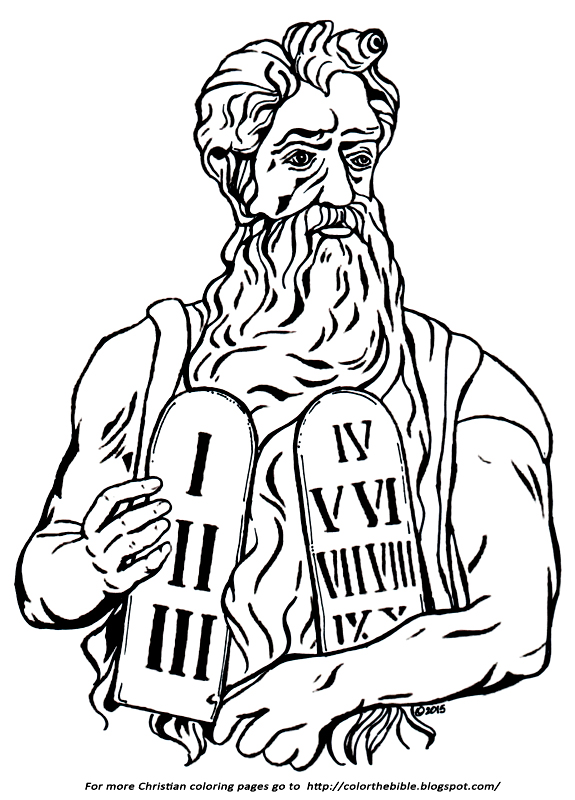 Color the bible famous sculptures