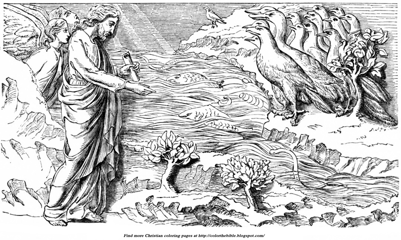 Color the bible famous sculptures
