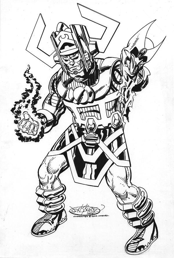 Galactus by john byrne avengers coloring pages superhero coloring ic books art