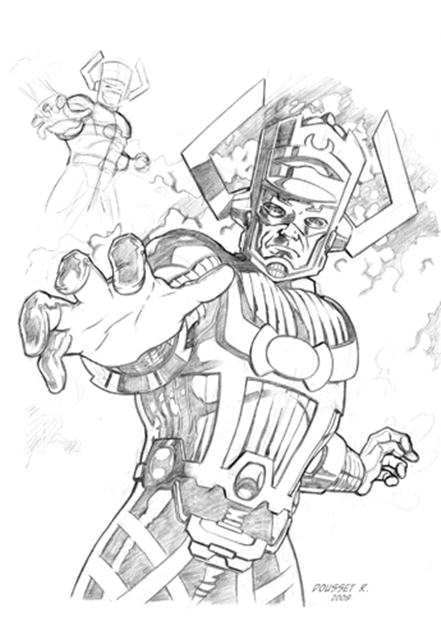 Galactus by rãmi dousset creating a graphic novel art