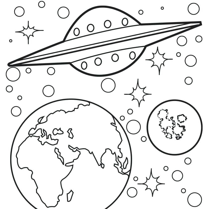 Galaxy coloring pages