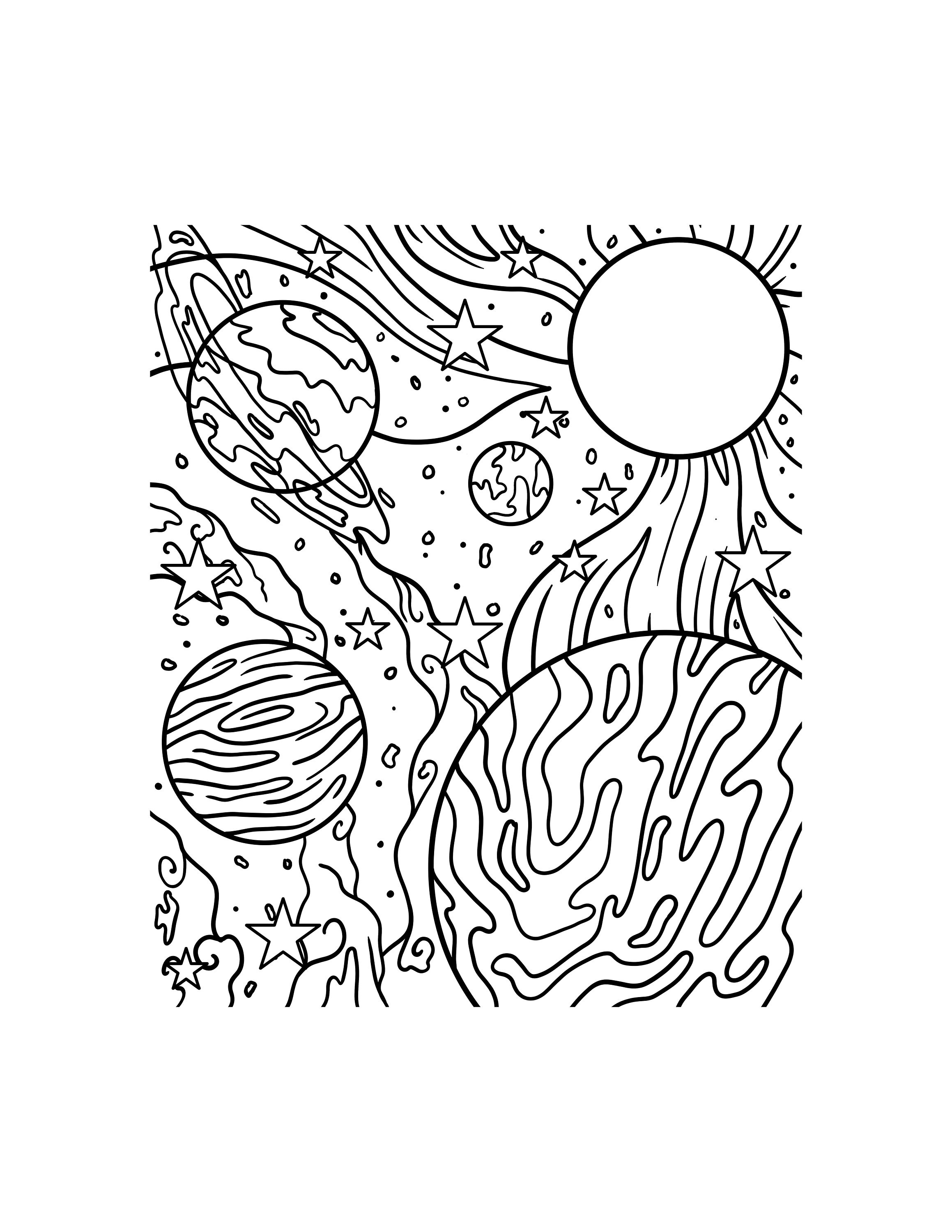 Galaxy colouring