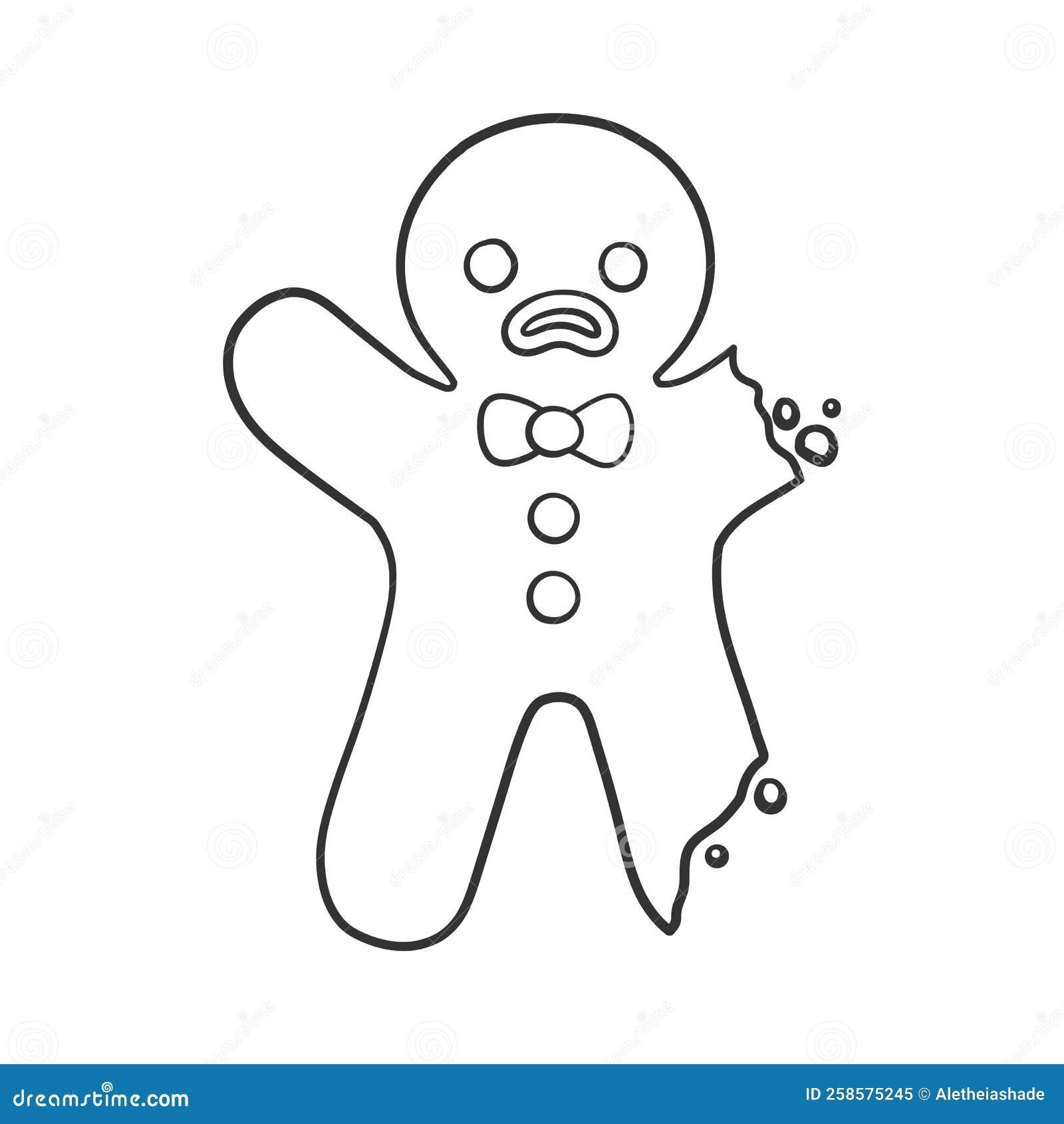 Cookie coloring illustrations vectors