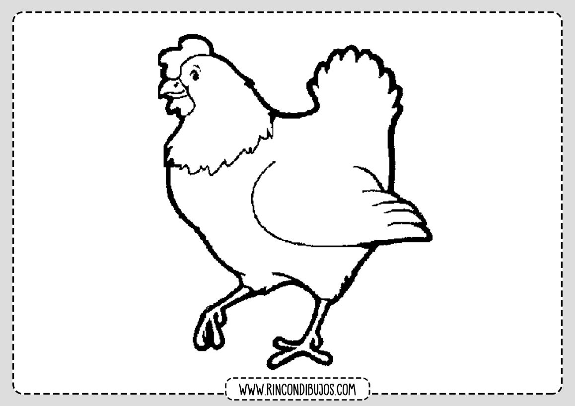 Dibujos de gallinas para colorear imprimir y colorear gallinas dibujos gallinas dibujos