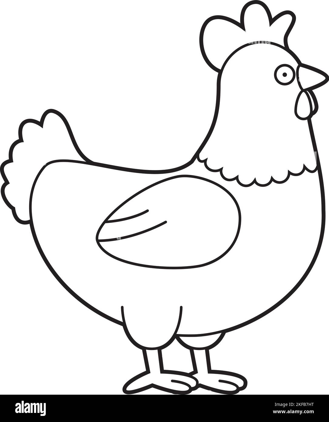 Chicken children cut out stock images pictures