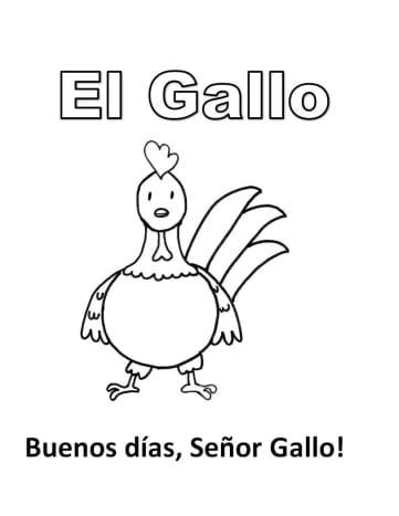 Printable rooster crafts for kids
