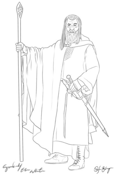 Gandalf the white by dennisb