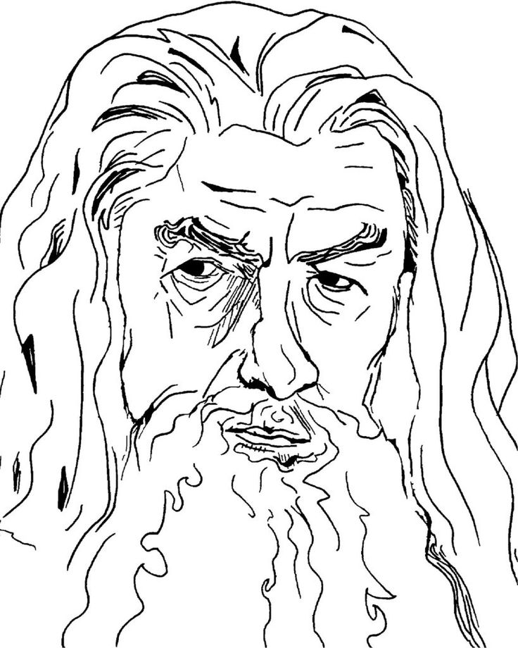 A double gandalf cute drawings black and white illustration how to draw hands