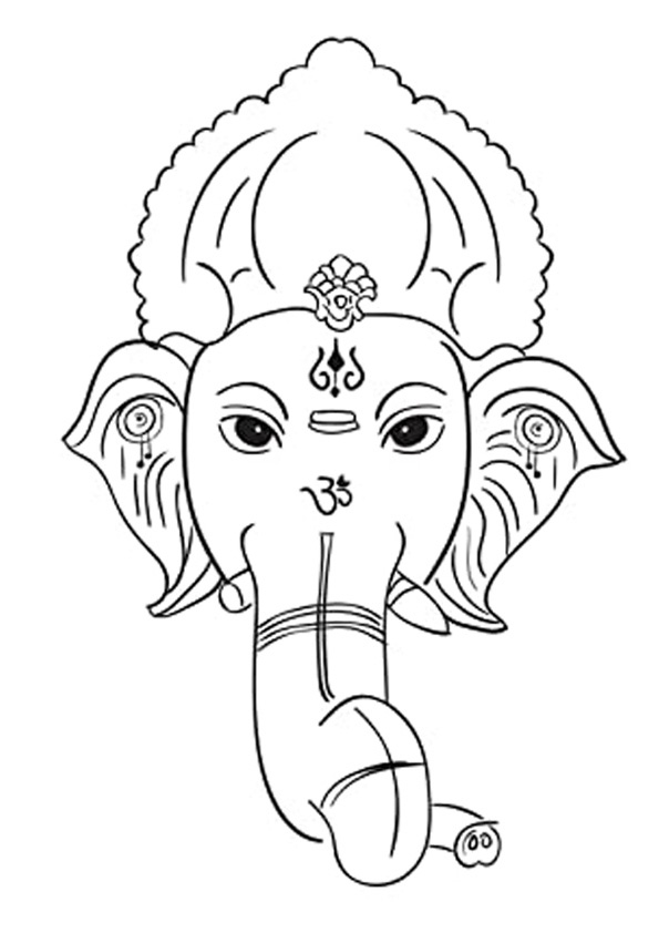 Coloring pages printable ganesha coloring pages for kids