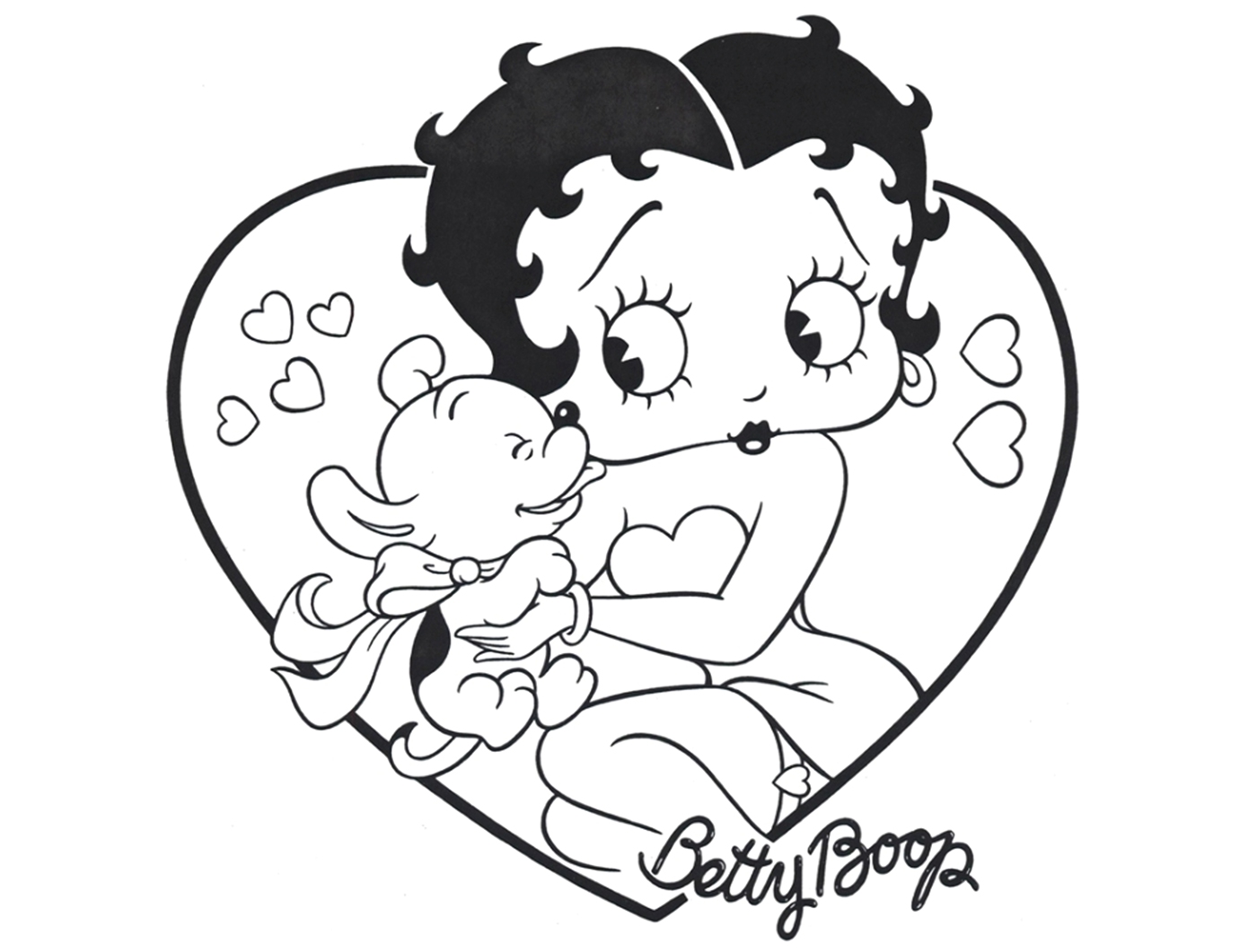 Betty boop licensee style guide art