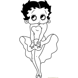 Look at me coloring page for kids
