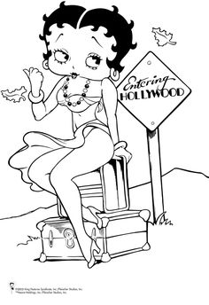 Betty boop coloring pages ideas betty boop coloring pages boop