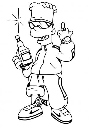 Free printable gangster coloring pages for adults and kids