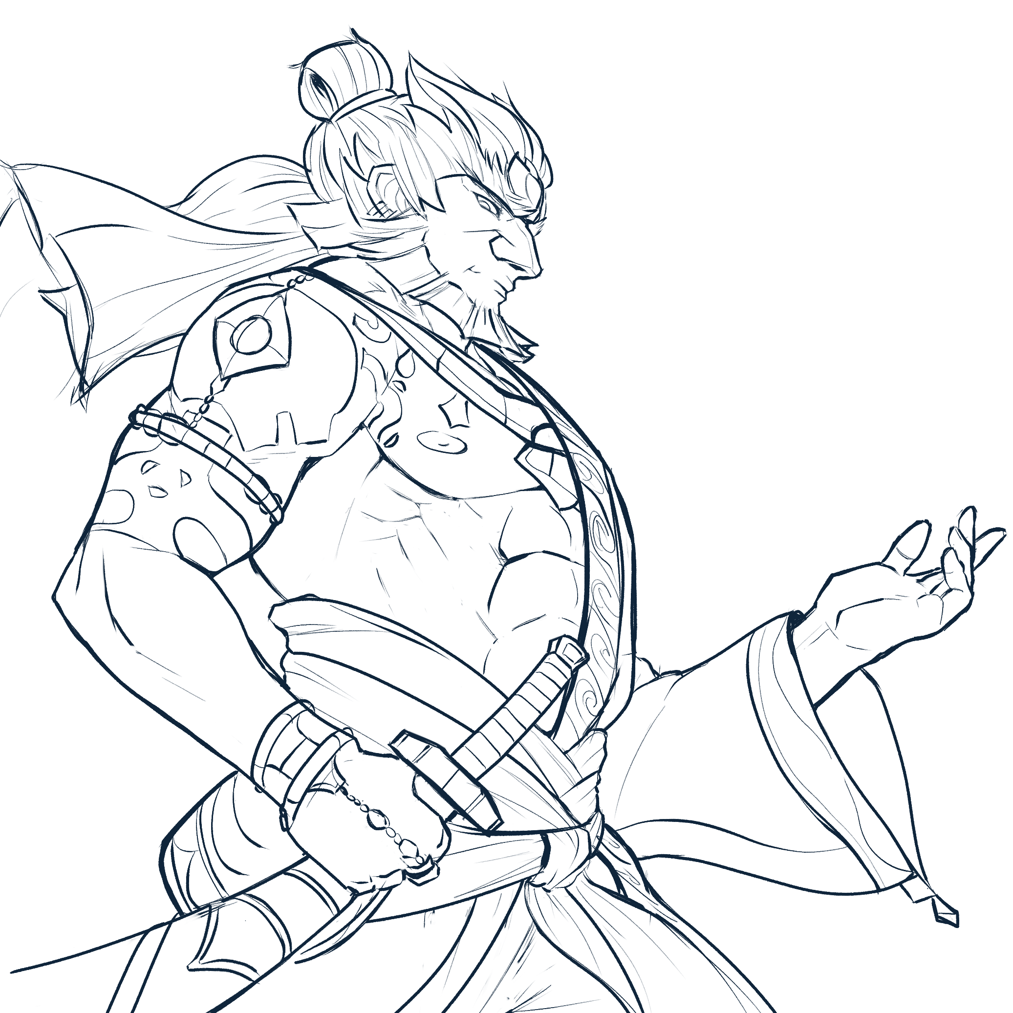 My interpretation of the new ganondorf design rlegendofzelda
