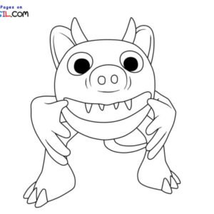 Garten of banban coloring pages printable for free download