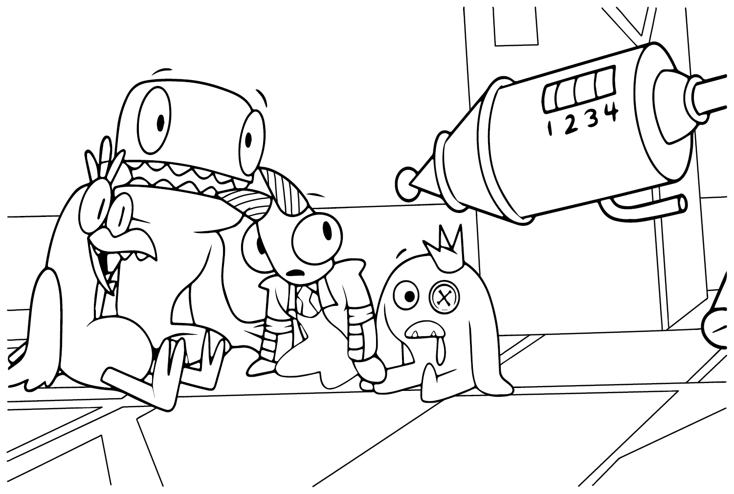 Garden of banban coloring pages