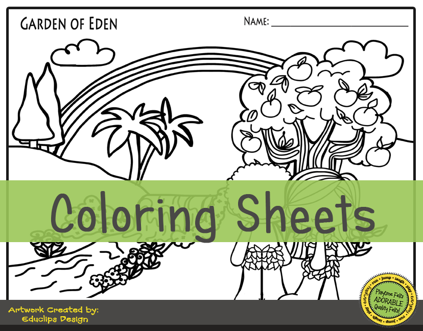Garden of eden storytime activities for preschool